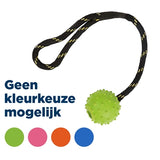 Happy Pet Tough Toys Floater Rubber Bal Touw Assorti Medium 37,5X5X5 Cm