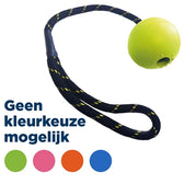 Happy Pet Tough Toys Floater Rubber Bal Touw Assorti Medium 37,5X5X5 Cm