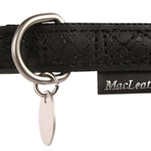Macleather Halsband Zwart 45-70X2,5 Cm