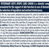 Advance Veterinary Diet Dog Atopic Mini 1,5 Kg