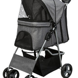 Trixie Hondenbuggy Grijs 47X80X100 Cm Tot 15 Kg