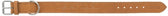 Trixie Halsband Hond Rustic Vetleer Heartbeat Bruin 55-65X4 Cm