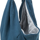 Trixie Draagtas Buikdrager Sling Blauw / Grijs 22X20X60 Cm