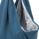 Trixie Draagtas Buikdrager Sling Blauw / Grijs 22X20X60 Cm