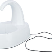 Trixie Drinkfontein Curved Stream Kunststof Wit 25X35X24,5 Cm 2,6 Ltr