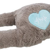 Trixie Pluche Luiaard Grijs Met Heartbeat Voor Puppy 34 Cm