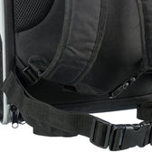 Trixie Hondentas Rugtas Chloe Lichtgrijs / Zwart 39X27X43 Cm