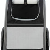 Trixie Hondentas Rugtas Chloe Lichtgrijs / Zwart 39X27X43 Cm