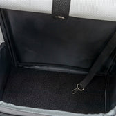 Trixie Hondentas Rugtas Chloe Lichtgrijs / Zwart 39X27X43 Cm