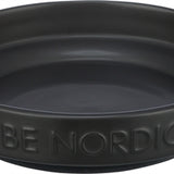 Trixie Be Nordic Voerbak Kat Keramiek / Rubber Zwart 16 Cm
