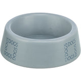 Trixie Voerbak / Drinkbak Hond Dogs Keramiek Grijsblauw 400 Ml 16 Cm