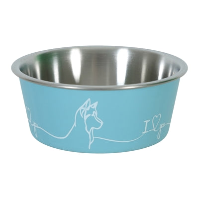Zolux Love Voerbak Hond Blauw 17,8 Cm 1,2 Ltr