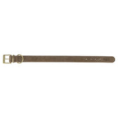 Trixie Halsband Hond Pure Leer Bruin M-L 39-46X3,5 Cm