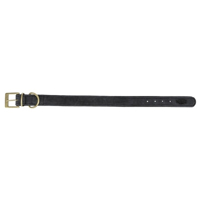 Trixie Halsband Hond Pure Leer Zwart L-Xl 52-63X4 Cm