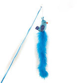 Happy Pet Tabby Patch Kattenhengel Vogel Blauw 40X7,5 Cm