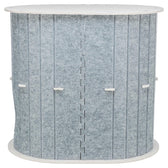 Trixie Speelbox Mara Ovaal Vilt Zand / Grijs 66X46X62 Cm