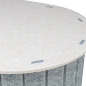 Trixie Speelbox Mara Ovaal Vilt Zand / Grijs 66X46X62 Cm