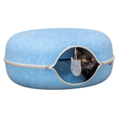 Trixie Speeldonut Vilt Blauw 60X60 Cm