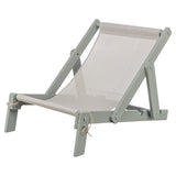 Trixie Strandstoel Hout Grijs 51X33X37 Cm