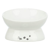 Trixie Voerbak / Drinkbak Dogs Keramiek Verhoogd Wit 17X17X13,5 Cm