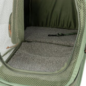 Trixie Rugzak Rocco Maximaal 10 Kg Beige / Olijfgroen 40X30X42 Cm