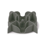Zolux Slowfeeder / Inzet Stuk Voor Voerbak Silicone Grijs 17,5X17,5X4,5 Cm