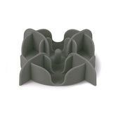 Zolux Slowfeeder / Inzet Stuk Voor Voerbak Silicone Grijs 17,5X17,5X4,5 Cm