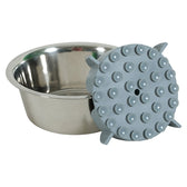 Zolux Slowfeeder / Inzet Stuk Voor Voerbak Silicone Grijs 17,5X17,5X4,5 Cm