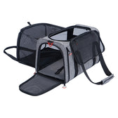 Zolux Reismand Hond / Kat Uitbreidbaar Maximaal 8 Kg Grijs / Zwart  L 58X49X29 Cm <8Kg
