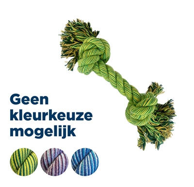 Happy Pet Flossin Fun 2 Knoop Large 40X9X9 Cm