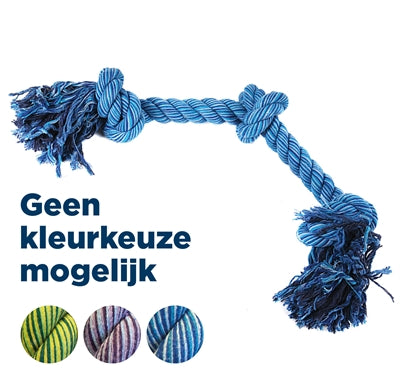 Happy Pet Flossin Fun 3 Knoop Small 35X10Cm