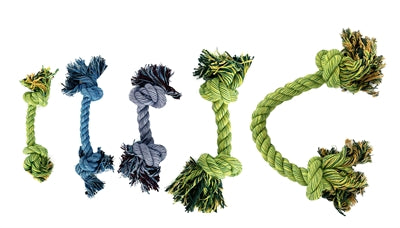 Happy Pet Flossin Fun 2 Knoop Large 40X9X9 Cm